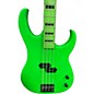 Used Dean Custom Zone 4-String Neon Green Electric Bass Guitar