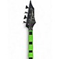 Used Dean Custom Zone 4-String Neon Green Electric Bass Guitar