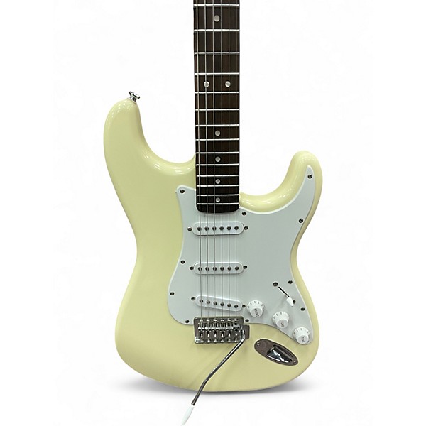 Used Squier Bullet Stratocaster Olympic White Solid Body Electric Guitar