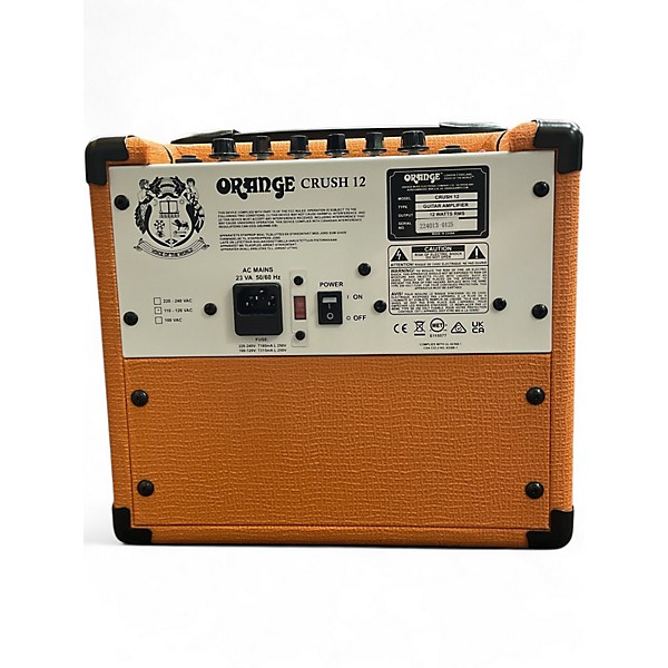 Used Orange Amplifiers Crush 12 Guitar Combo Amp