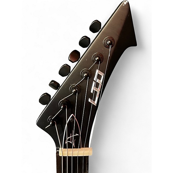 Used ESP LTD James Hetfield Snakebyte Black Solid Body Electric Guitar