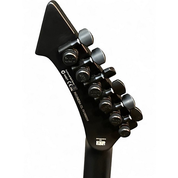 Used ESP LTD James Hetfield Snakebyte Black Solid Body Electric Guitar