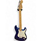 Used 2003 Fender Standard Stratocaster Blue Solid Body Electric Guitar thumbnail