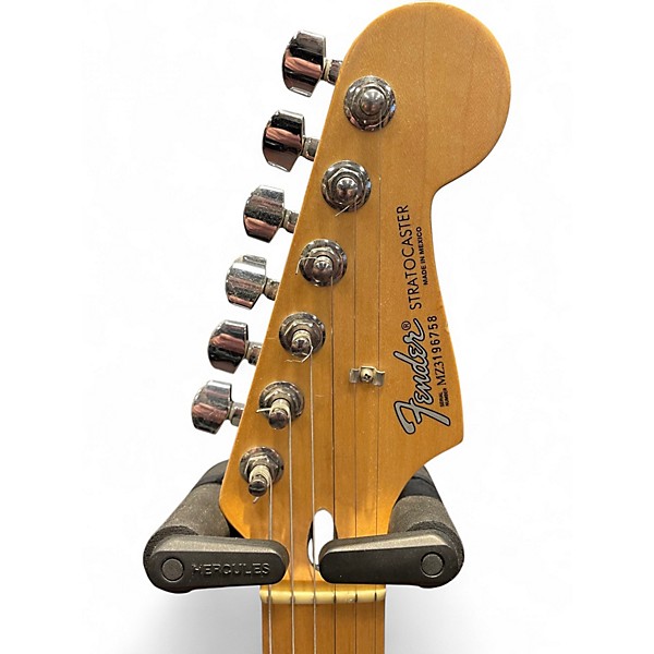 Used 2003 Fender Standard Stratocaster Blue Solid Body Electric Guitar