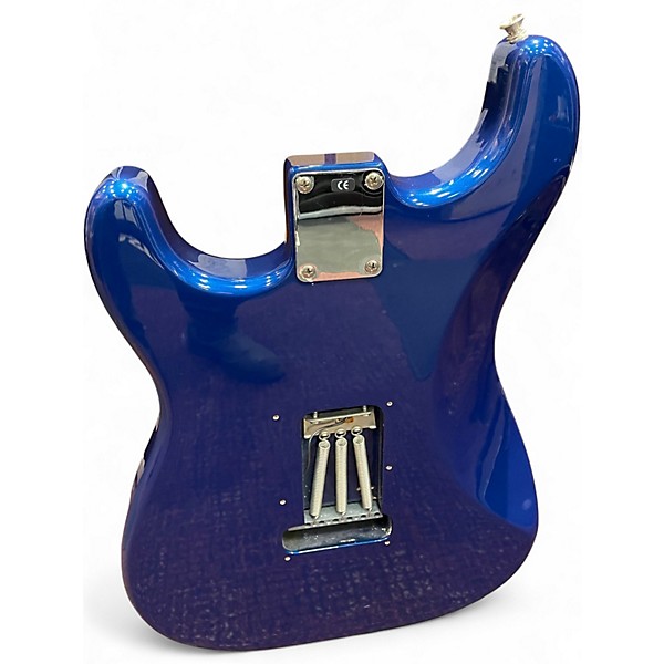 Used 2003 Fender Standard Stratocaster Blue Solid Body Electric Guitar