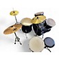Used Ludwig 5 Piece BACK BEAT COMPLETE DRUMKIT Black Drum Kit thumbnail