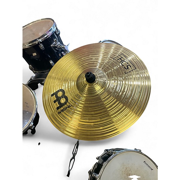 Used Ludwig 5 Piece BACK BEAT COMPLETE DRUMKIT Black Drum Kit