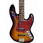 Used Squier Vintage Modified Jazz Bass 3 Color Sunburst Electric Bass Guitar