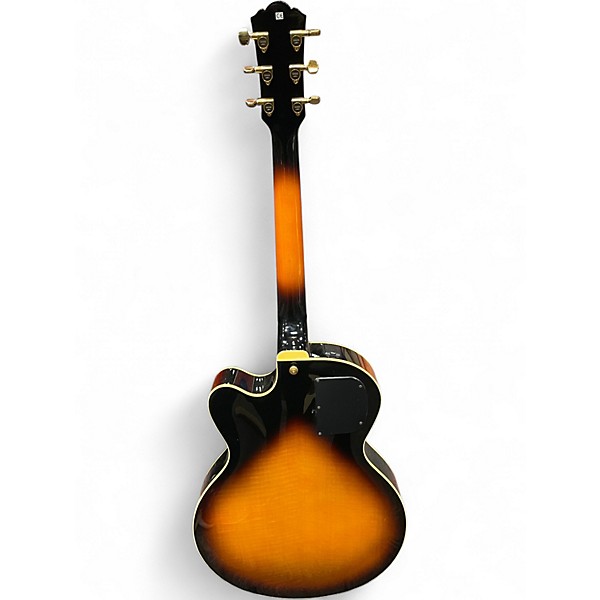 Used Yamaha AEX1500 2 Color Sunburst Acoustic Electric Guitar