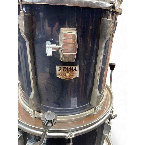 Used TAMA 4 Piece Rockstar Blue Drum Kit