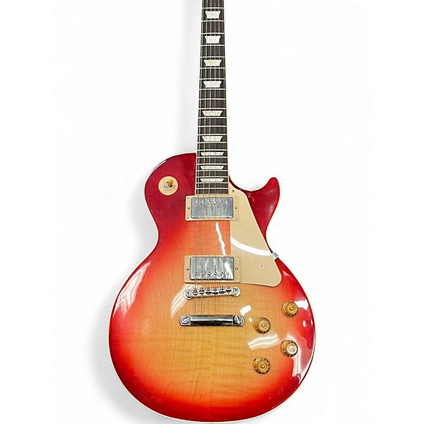 Used Gibson Les Paul Standard 50s Figured Top Heritage Cherry Sunburst Solid Body Electric Guitar