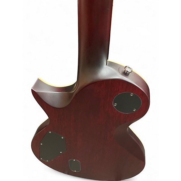 Used ESP LTD EC401QM RED Solid Body Electric Guitar