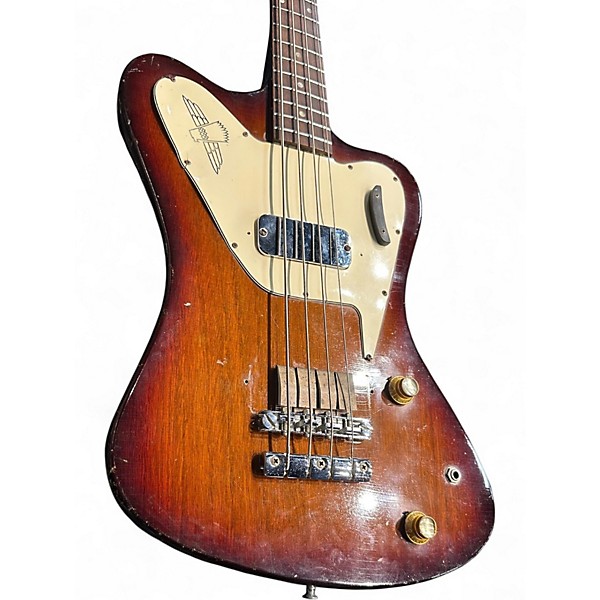 Vintage 1967 Gibson Thunderbird 2 Color Sunburst Electric Bass Guitar