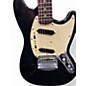 Vintage 1965 Fender MUSTANG Black Refin Solid Body Electric Guitar