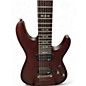 Used Schecter Guitar Research OMEN EXTREME Trans Crimson Red Solid Body Electric Guitar
