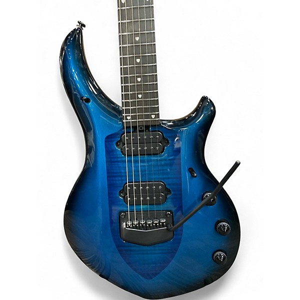 Used Ernie Ball Music Man Majesty Titan Blue Solid Body Electric Guitar