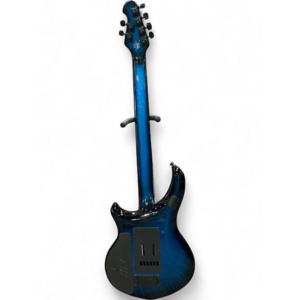Used Ernie Ball Music Man Majesty Titan Blue Solid Body Electric Guitar