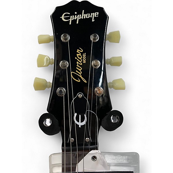 Used Epiphone Les Paul Junior Black Solid Body Electric Guitar