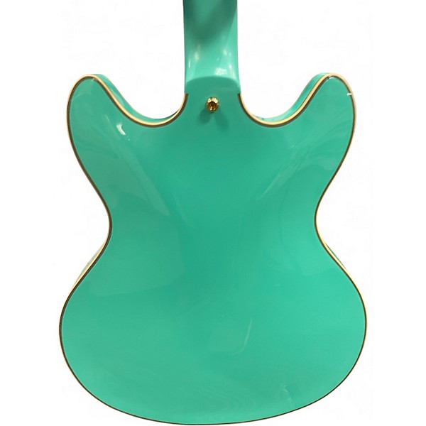Used D'Angelico EXDC P90 Seafoam Green Hollow Body Electric Guitar