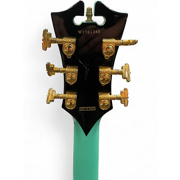 Used D'Angelico EXDC P90 Seafoam Green Hollow Body Electric Guitar