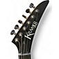 Used Kramer Nite V black Solid Body Electric Guitar