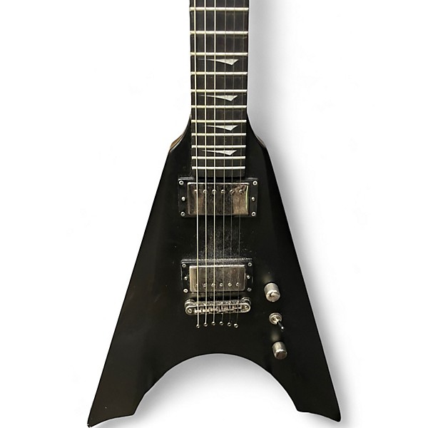 Used Kramer Nite V black Solid Body Electric Guitar