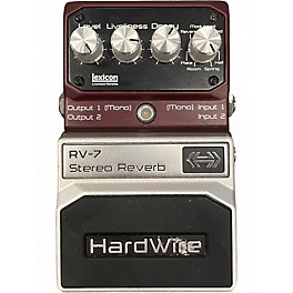 Used Lexicon RV-7 STEREO REVERB Effect Pedal