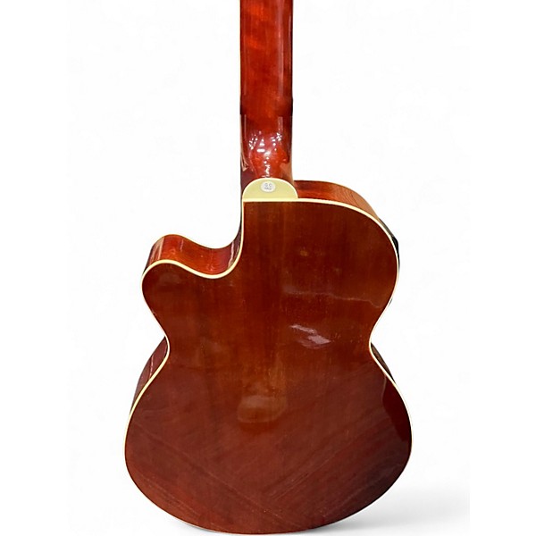 Used Washburn AB5K Natural Acoustic Bass Guitar