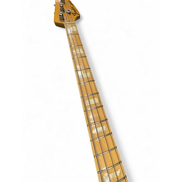Vintage 1975 Fender  JAZZ BASS 3 Tone Sunburst Electric Bass Guitar