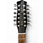 Used Danelectro 12SDC 12-String Black Solid Body Electric Guitar