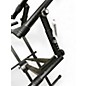 Used Quik-Lok Double-Tier Double-Braced Keyboard Stand
