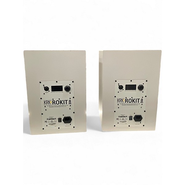 Used KRK ROKIT 8 LIMITED EDITION WHITE (pair) Powered Monitor