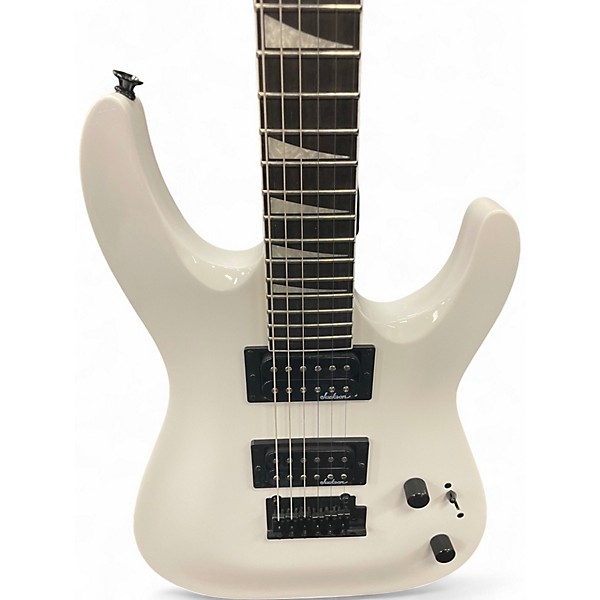 Used Jackson JS22 Dinky White Solid Body Electric Guitar