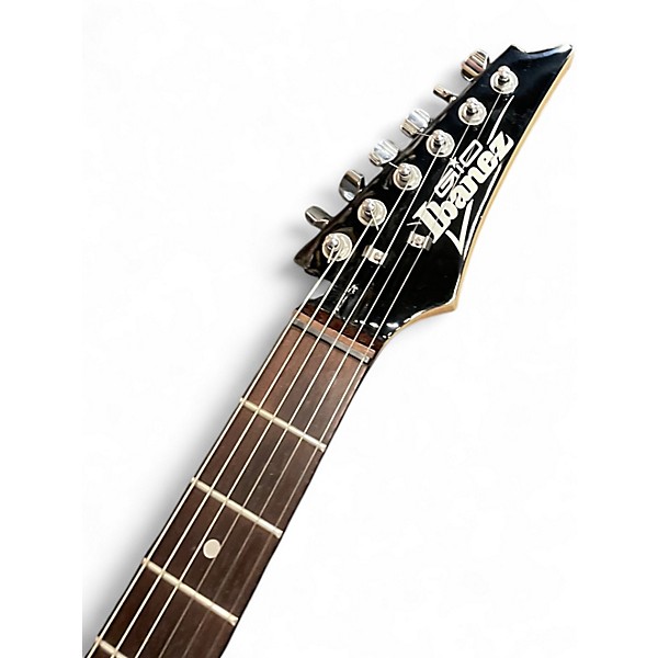 Used Ibanez GRX70QA Trans Purple Solid Body Electric Guitar