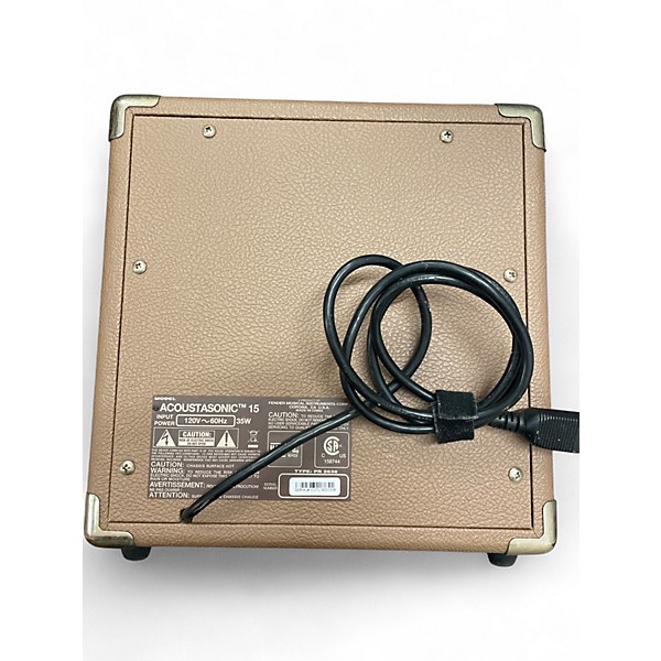 Used Fender Acoustasonic 15 Acoustic Guitar Combo Amp