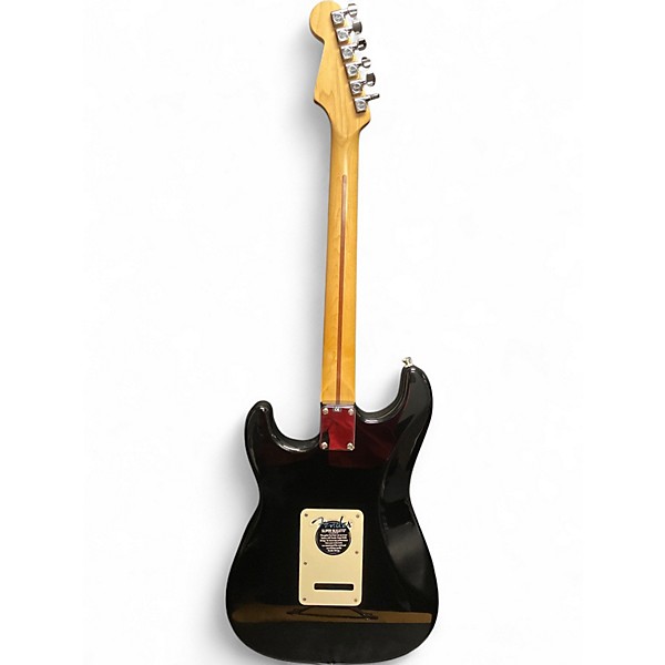 Used Fender Standard Stratocaster HSS Black Solid Body Electric Guitar