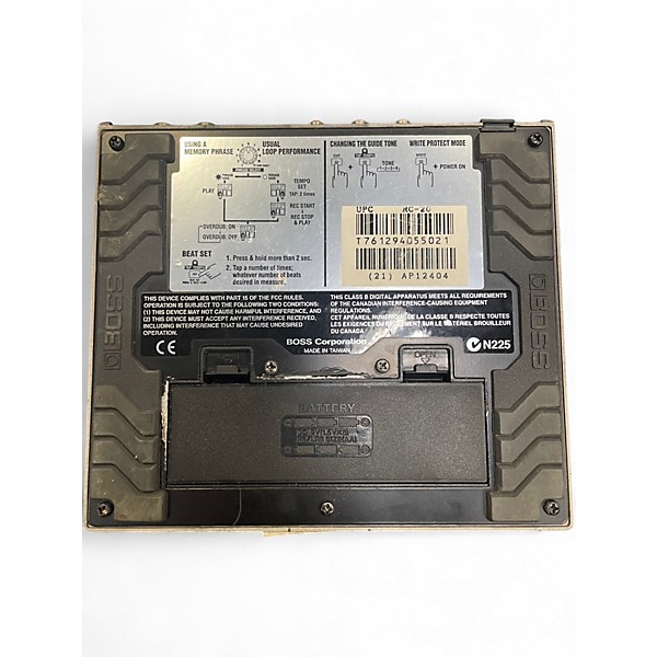 Used BOSS RC20 Loop Station Pedal