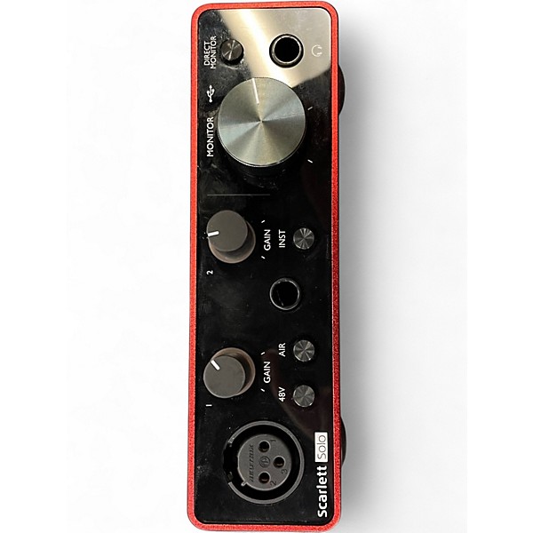 Used Focusrite Scarlett Solo Gen 4 Audio Interface