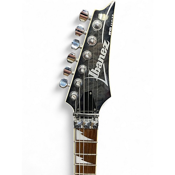Used Ibanez RG4EX1 Trans Black Solid Body Electric Guitar
