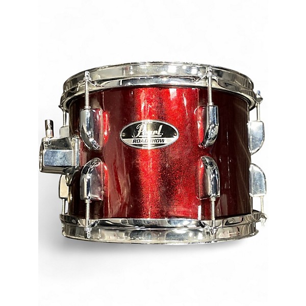Used Pearl 4 Piece roadshow Wine Red Drum Kit