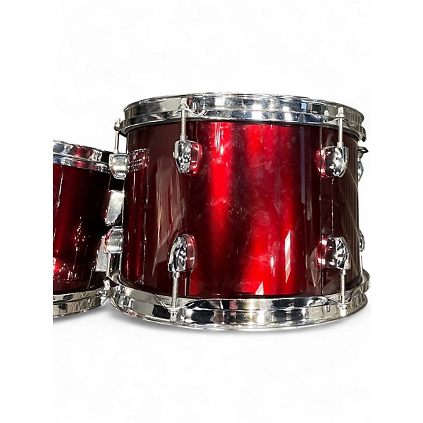 Used Pearl 4 Piece roadshow Wine Red Drum Kit