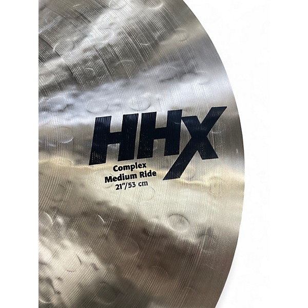 Used SABIAN 21in HHX COMPLEX MEDIUM RIDE Cymbal