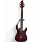 Used Schecter HELLRAISER BLACK CHERRY Solid Body Electric Guitar