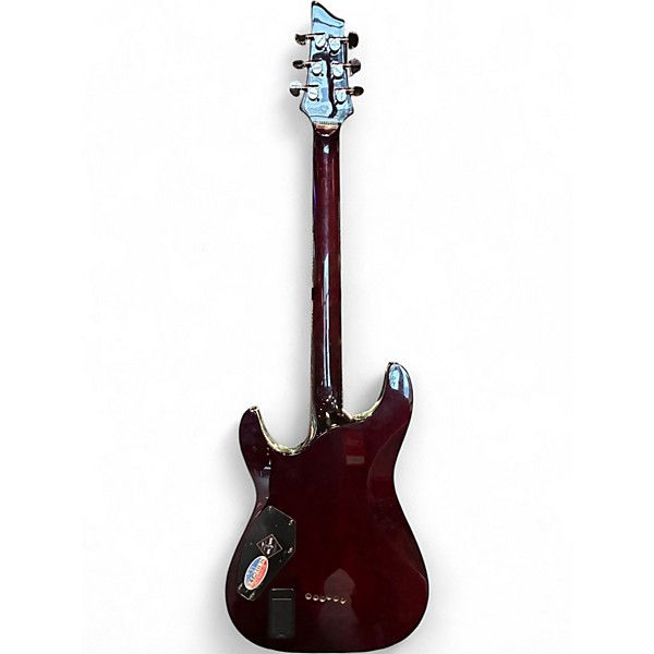 Used Schecter HELLRAISER BLACK CHERRY Solid Body Electric Guitar