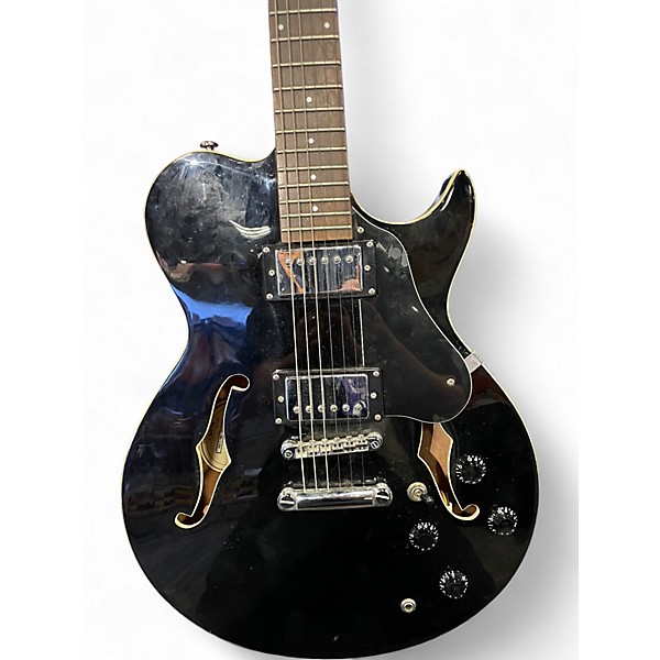 Used Greg Bennett Design by Samick RL1 Black Hollow Body Electric Guitar