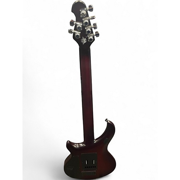 Used Ernie Ball Music Man Majesty Trans Crimson Red Solid Body Electric Guitar