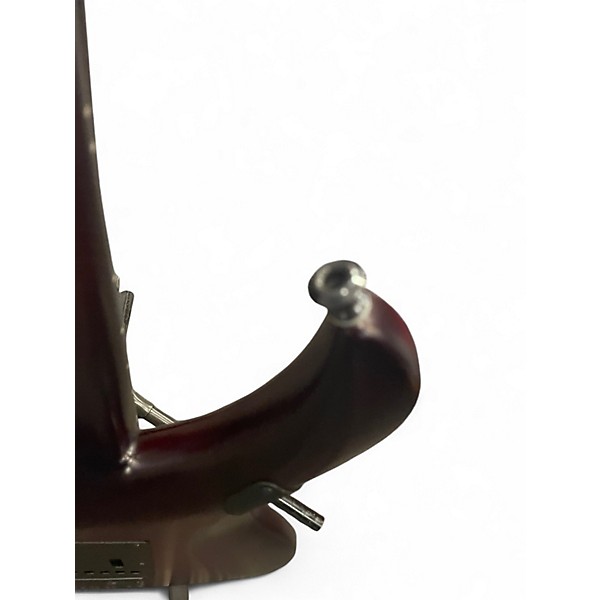 Used Ernie Ball Music Man Majesty Trans Crimson Red Solid Body Electric Guitar