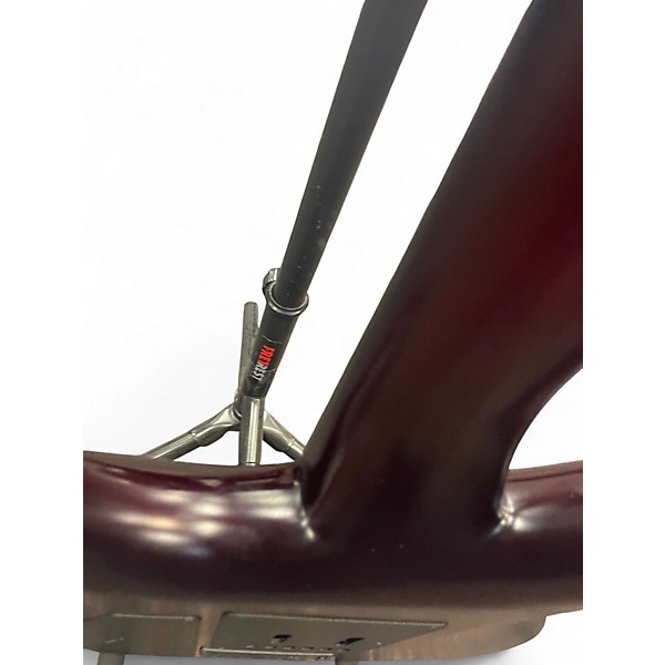 Used Ernie Ball Music Man Majesty Trans Crimson Red Solid Body Electric Guitar