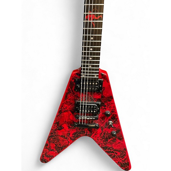 Used 2015 Epiphone Annihlation-II Jeff Waters Candy Red Burst Solid Body Electric Guitar