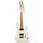 Used Schecter Guitar Research c-8 deluxe satin white Solid Body Electric Guitar thumbnail